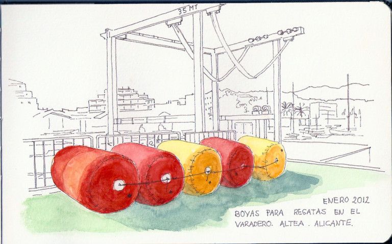 Dibujos de Altea, por Alicia Solinis