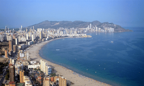 Altea y Benidorm casi se tocan